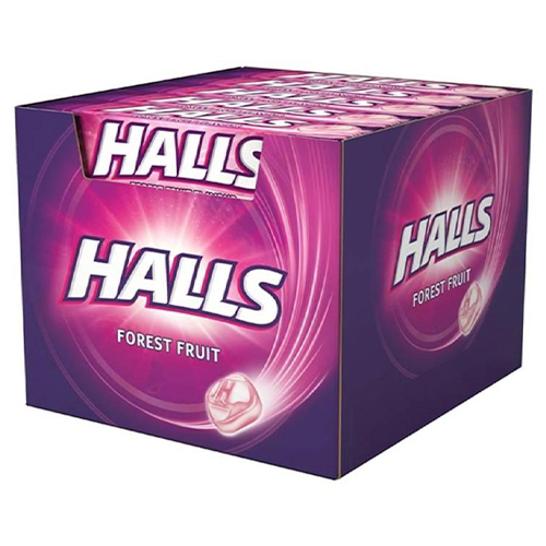 HALLS FOREST FRUIT COUGH DROPS 20ct A & D Wholesale 716